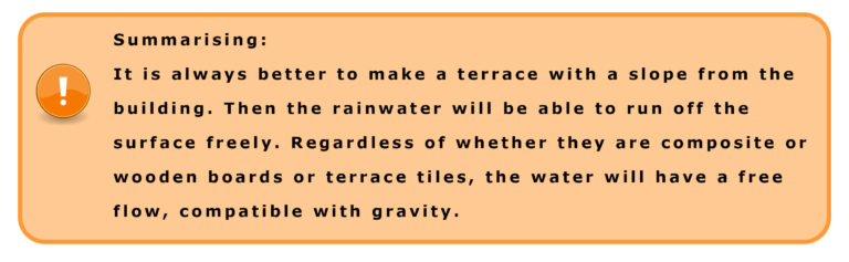 5 reasons why water on the roof stays behind after rain